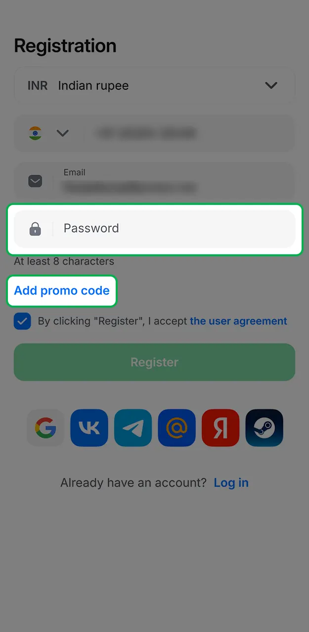 Complete your registration at 1Win to receive bonus.