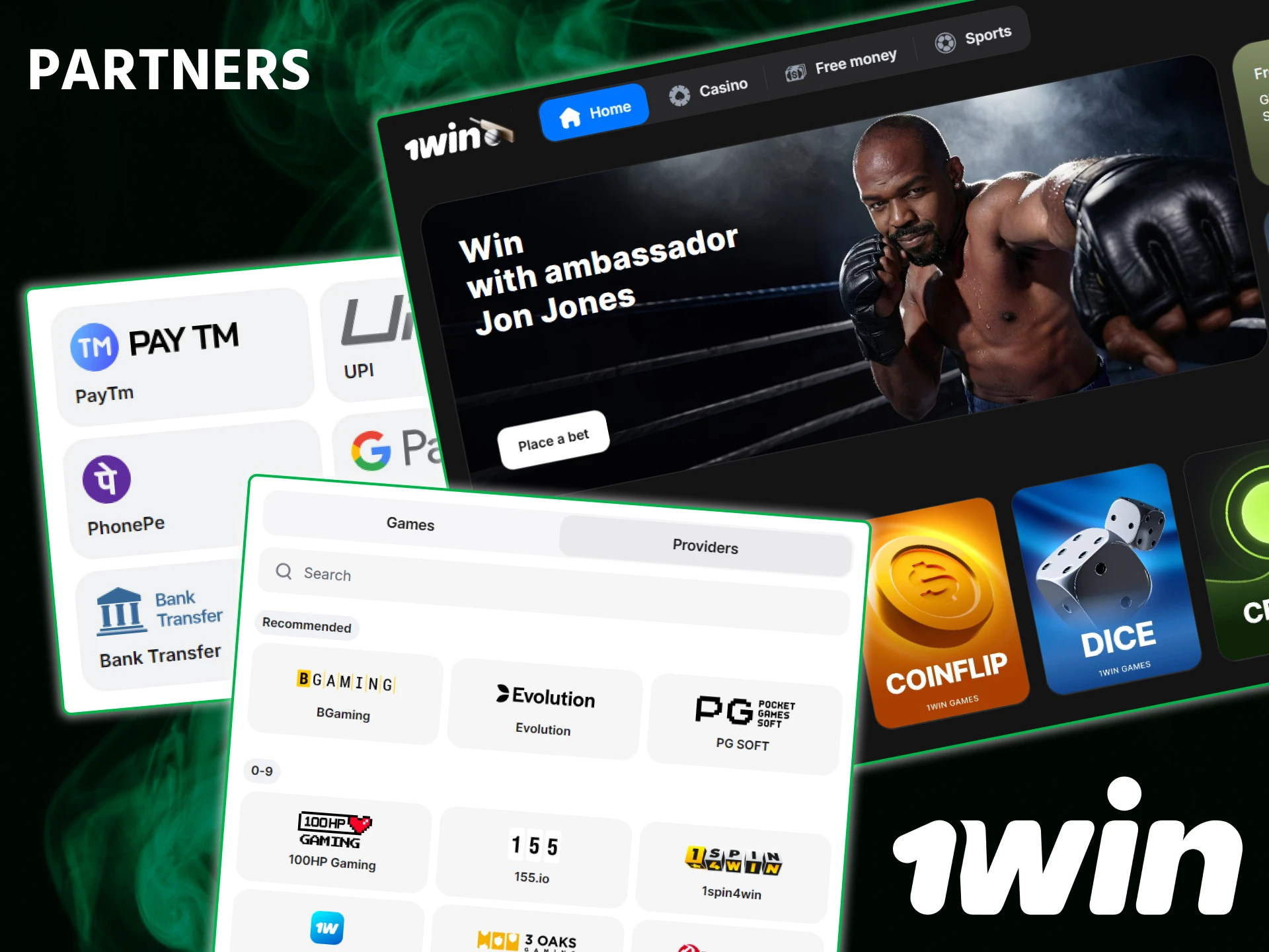 Meet the official partners and ambassadors of 1win representing the brand.