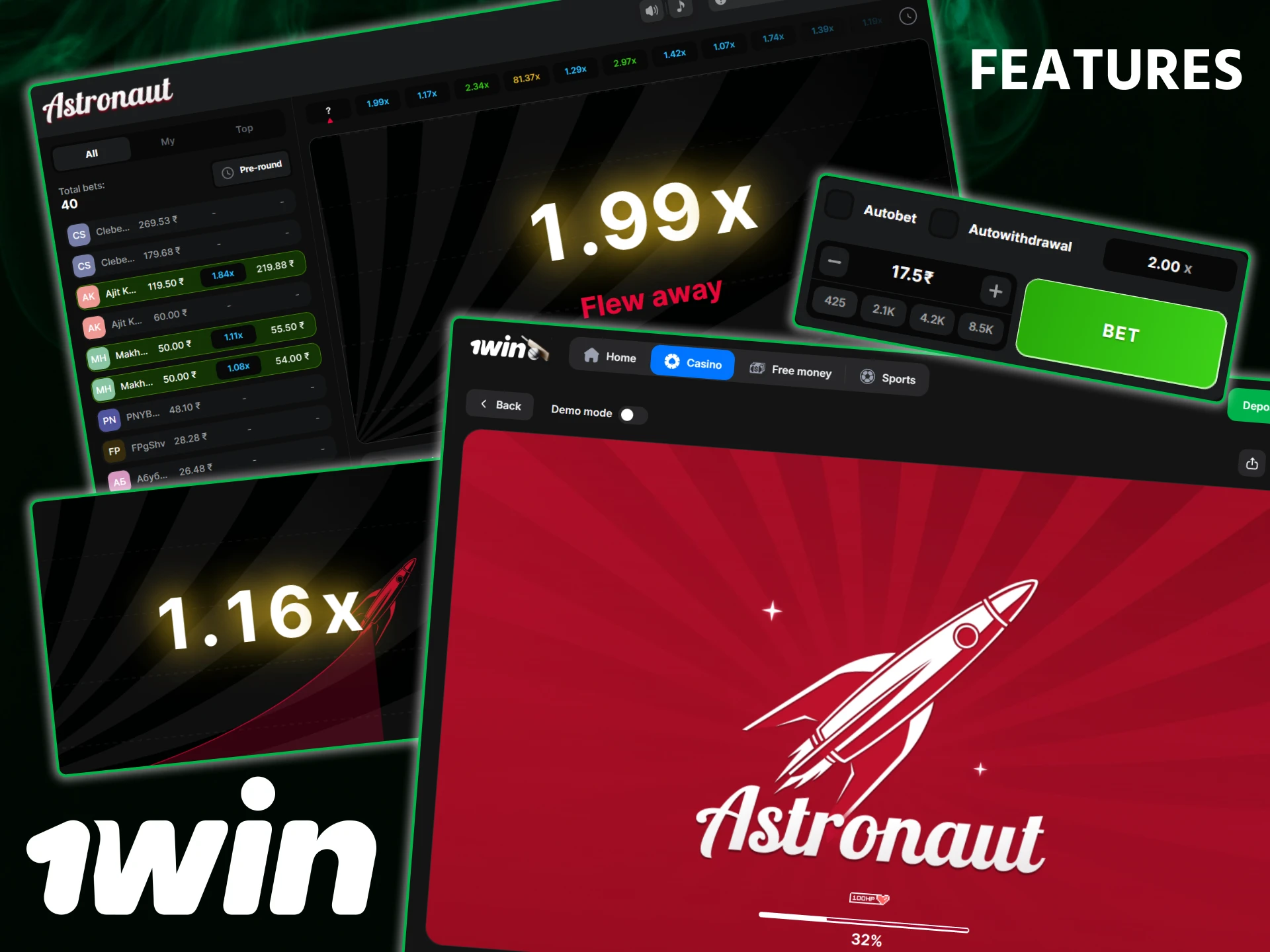 Explore the unique features of 1win Astronaut and its high-flying multiplier mechanics.