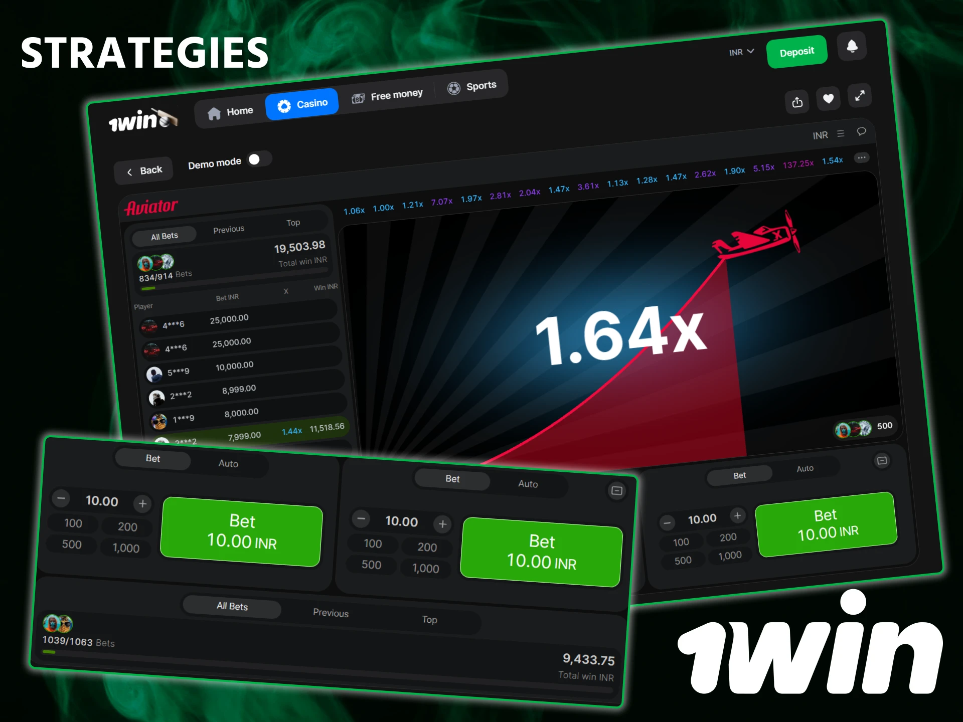 Apply effective Aviator strategies to improve your winning odds at 1win.