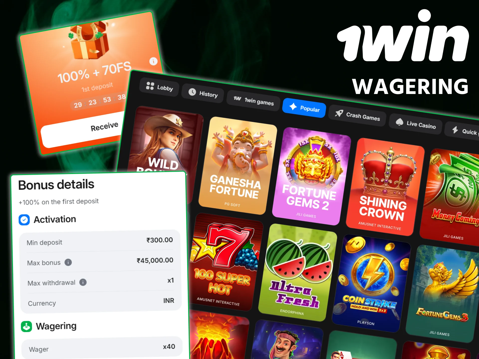 Understand the wagering criteria to successfully withdraw your 1win casino winnings.