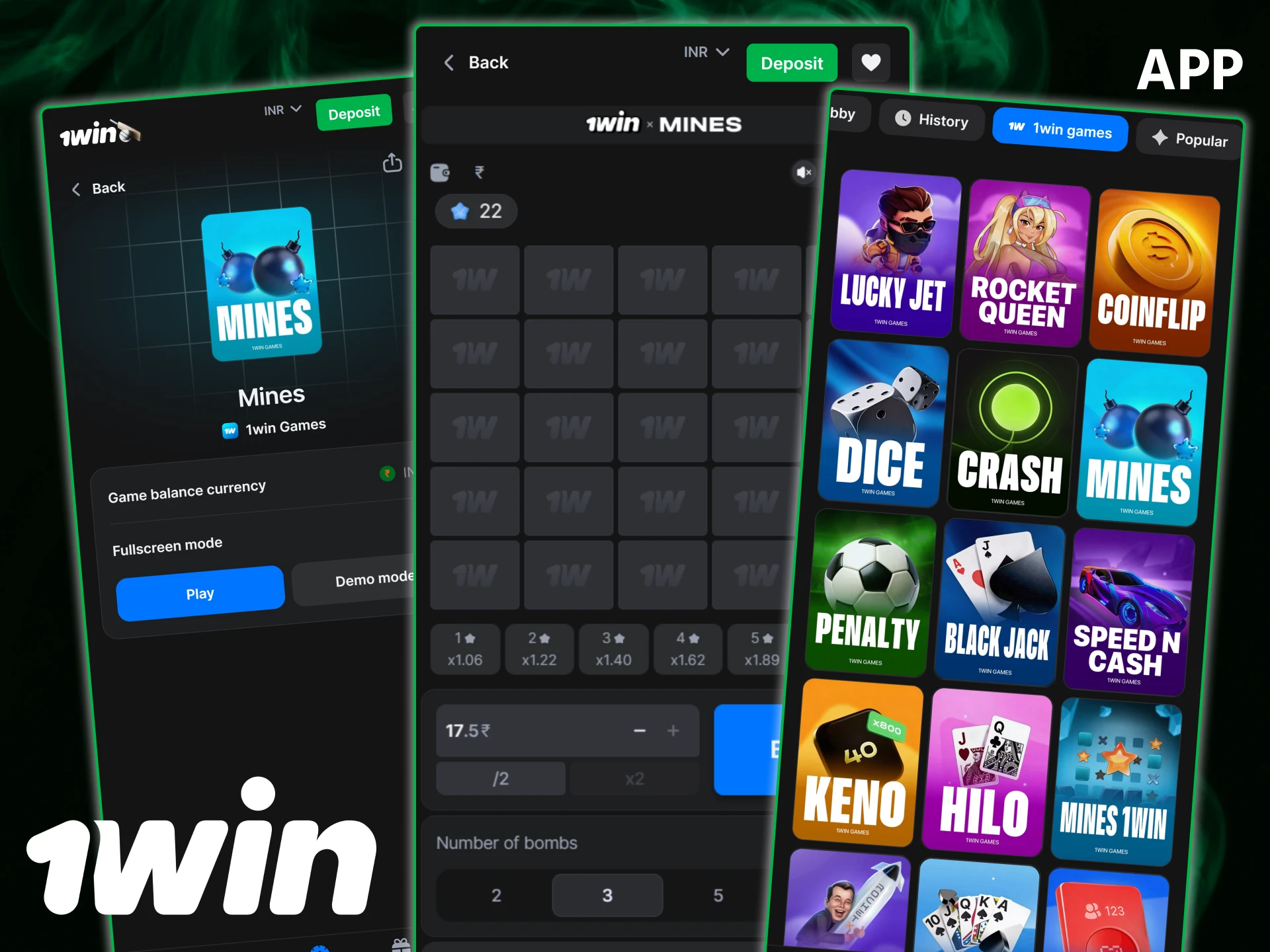 Download the 1win Mines app for instant mobile play.