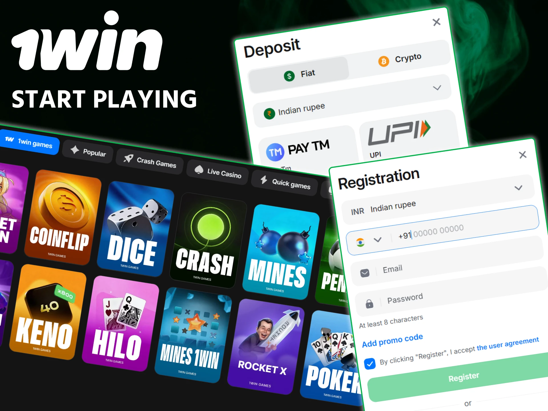Follow our official guide to start playing Mines at 1win and uncover multipliers.