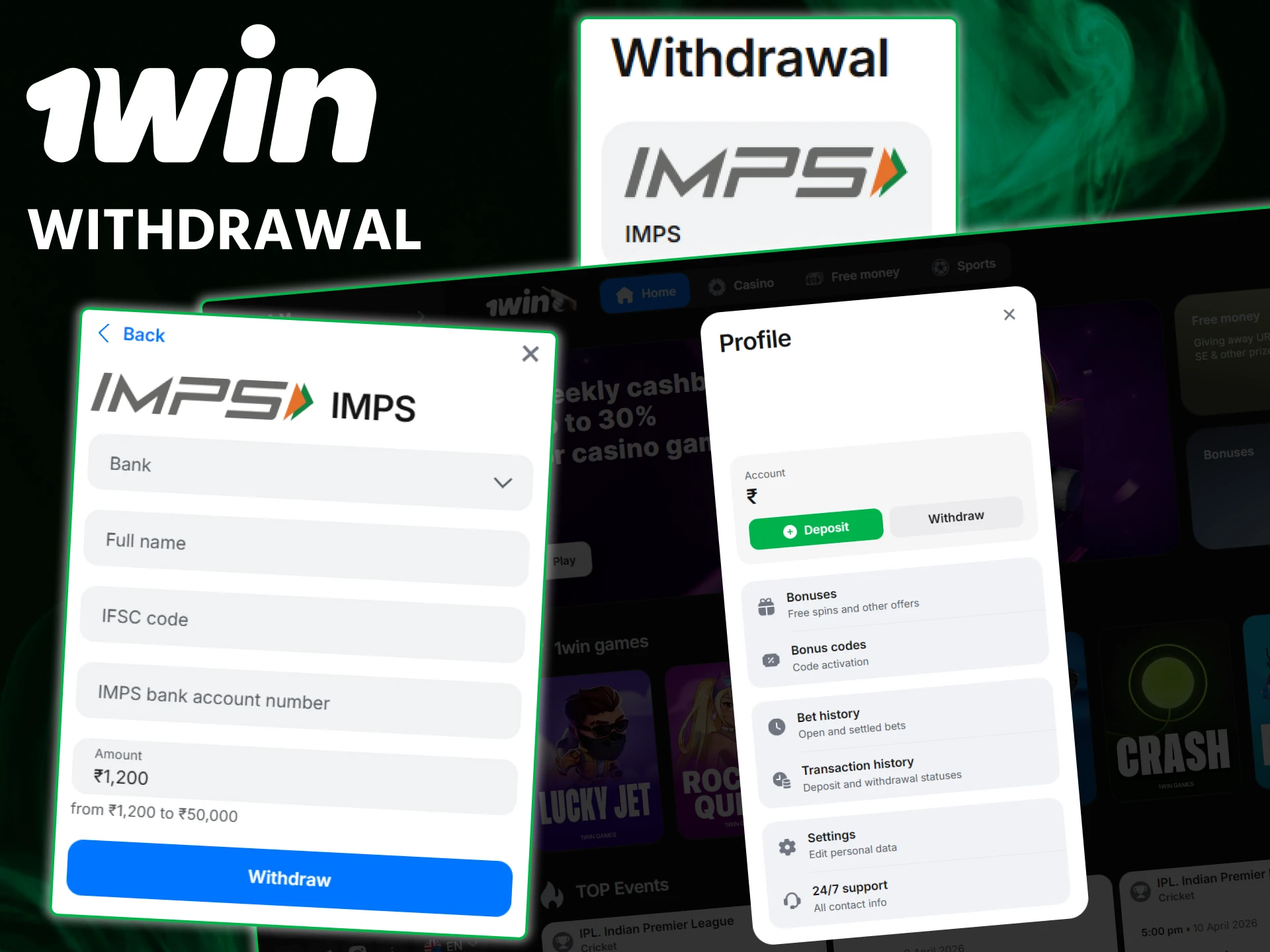Learn how to make 1win withdrawal to safely cash out your promo code winnings.